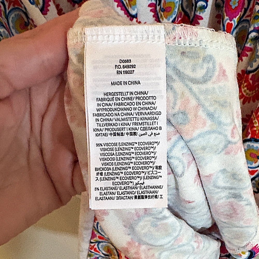 NWT! Boden Colorful Patterned Midi Dress - Picture 5 of 5